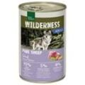 REAL NATURE WILDERNESS Nassfutter für Hunde Adult Pure Sheep Schaf 24x400 g