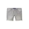 TOM TAILOR Herren Plus Size - Jeansshorts, grau, Uni, Gr. 46