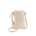 TOM TAILOR Damen Rosabel Patent Smartphone Tasche, beige, Uni, Gr. ONESIZE