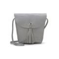 TOM TAILOR DENIM Damen Ida Handtasche, silber, Gr. ONESIZE