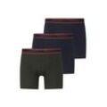 TOM TAILOR Herren Long Pants im Dreierpack, grün, Gr. S/4