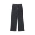 TOM TAILOR Mädchen Jeans mit weitem Bein, grau, Uni, Gr. 140