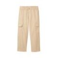 TOM TAILOR Jungen Cargo Hose, braun, Uni, Gr. 110