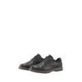 TOM TAILOR Herren Kunstleder Schnürschuhe, grau, Uni, Gr. 40