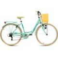 Cityrad KS CYCLING "Cantaloupe" Gr. 48, grün (mint, mint), Fahrräder, 48cm, 28 Zoll (71,12cm), für Damen, Kettenschaltung