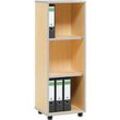 Schäfer Shop Select Regal MOXXO IQ, Holz, 3 Fächer, 3 OH, B 401 x T 362 x H 1115 mm, Ahorn-Dekor