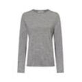 Marc O'Polo Strickpullover Damen Schurwolle, grau