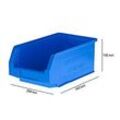 Sichtlagerkasten SSI Schäfer LF 321, Polypropylen, L 343 x B 209 x H 145 mm, 7,5 l, blau