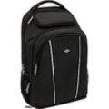 Business Rucksack WEDO, Polyester, Fächer f. Notebook/Tablet, Rückenpolster, 28 l, schwarz