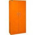 Schäfer Shop Select Flügeltürenschrank MS iCOLOUR, Stahl, 5 Ordnerhöhen, B 950 mm, orange RAL 2004