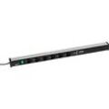 Steckdosenleiste 836/3, 6-fach, 2 x CAT6A, 2 x USB A, An/Aus-Schalter, 4,5 m langes Kabel, 16 A/250 V, B 836 x T 42 x H 52 mm, Aluminium