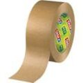 tesa® Packband Paper Standard ecoLogo, robust, 1 Rolle mit L 50 m x B 50 mm, FSC®-Papier & Naturkautschuk, braun