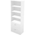 Schäfer Shop Genius Regal-Hängeregisterschrank-Kombination TETRIS WALL, B 800 x T 440 x H 2250 mm, weiß