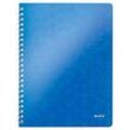 LEITZ Notizbuch WOW 4637, DIN A4, liniert, blau