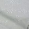 Jacquard "Schneekristalle" mit Glitzergarn, hellgrau/silber