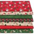 Patchwork- und Quiltpaket "Happy Wintertime", grün-color