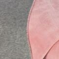 Alpenfleece "Bicolor", grau-melange/rosa