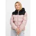 Kurzjacke BENCH. "KAYLEE", Damen, Gr. M (38), pink, Web, Obermaterial: 100% Nylon, unifarben mit Farbeinsatz, modisch, Jacken