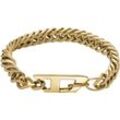 Armband DIESEL "Schmuck Geschenk Edelstahl Armschmuck Armkette CHAIN, DX1511710", gold (gelbgoldfarben), Armbänder, Edelstahl