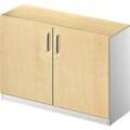 Schäfer Shop Genius Flügeltürenschrank TETRIS SOLID, 2 OH, B 1200 mm, abschließbar, mit Abdeckplatte