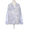 Emily van den Bergh Damen Bluse, blau, Gr. 34