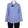 Peter Hahn Damen Bluse, blau, Gr. 44