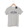 Pepe Jeans Damen T-Shirt, grau, Gr. 36