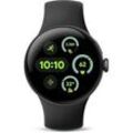 GOOGLE Pixel Watch 3 (Wi-Fi) 41 mm, Smartwatch Aluminium Fluorelastomer, 130–175 165–210 Obsidian