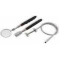 CHILITEC Teleskop Tool Set "CT-3in1" Spiegel, Magnet mit LED, Flex Greifer