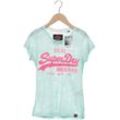 Superdry Damen T-Shirt, hellgrün, Gr. 34