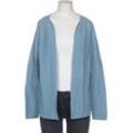 Oui Damen Strickjacke, blau, Gr. 36