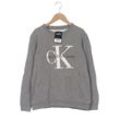 Calvin Klein Jeans Damen Sweatshirt, grau, Gr. 34