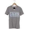 Calvin Klein Jeans Damen T-Shirt, grau, Gr. 34