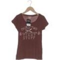 Mustang Damen T-Shirt, bordeaux, Gr. 34