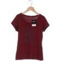 Mustang Damen T-Shirt, bordeaux, Gr. 36