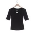 Comma Damen T-Shirt, schwarz, Gr. 36