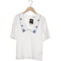 Monki Damen T-Shirt, weiß, Gr. 34