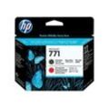 HP Original 771 Druckkopf schwarz matt / rot 775ml (CE017A)