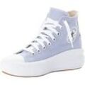 Sneaker CONVERSE "CHUCK TAYLOR ALL STAR MOVE PLATFORM" Gr. 39, lila (lilac pewter/white/black) Schuhe