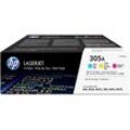 HP 305A (CF370AM) - 3-farbig - Toner - Multipack