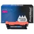 PrintAbout Toner kompatibel mit HP 507A (CE403A) - Magenta