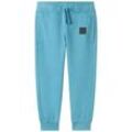 TOM TAILOR Jungen Jogginghose mit Badge, blau, Uni, Gr. 128/134