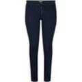 TOM TAILOR Damen Plus - Skinny Jeans, blau, Gr. 46