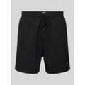 Regular Fit Sweatshorts mit Logo-Patch Modell 'BEACH'