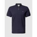 Poloshirt mit Label-Stitching Modell 'SHIELD'