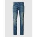 Slim Fit Jeans im Used-Look Modell 'BATES'