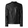 Jacke mit Biker-Look Modell 'Rocky'