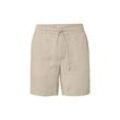 Leinen-Shorts - Braun - Gr.: M