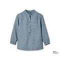 Tchibo NAH/STUDIO Bluse | Baumwoll-Leinen-Mix - Blau - Gr.: 34