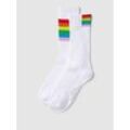 Socken mit Kontraststreifen im 2er-Pack